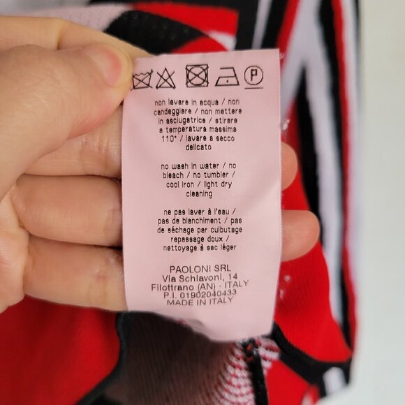 MSGM Color Blocked Horizontal Striped Knit Long Sleeve Crewneck Sweater Medium - Picture 16 of 17